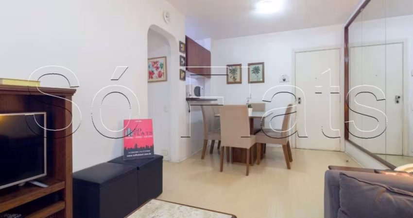 Flat no Jardins disponível locação New Star 1 dormitório e 1 vaga de garagem