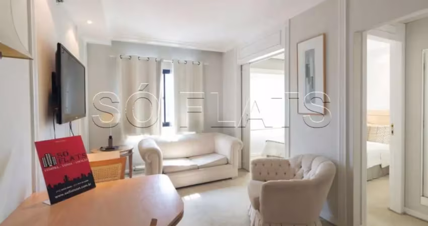 Flat no the universe contendo 35m² 1 dormitório 1 vaga de garagem para locação no jardim paulista.