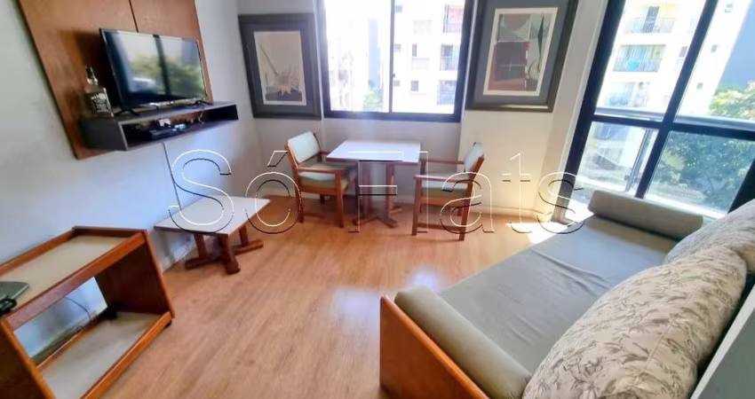 Flat no Jardim Paulista para locação, próximo a Avenida 9 de Julho e Shopping Pamplona.