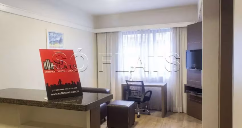 Flat new citi com 1 dorm disponível locação próximo da avenida nove de julho