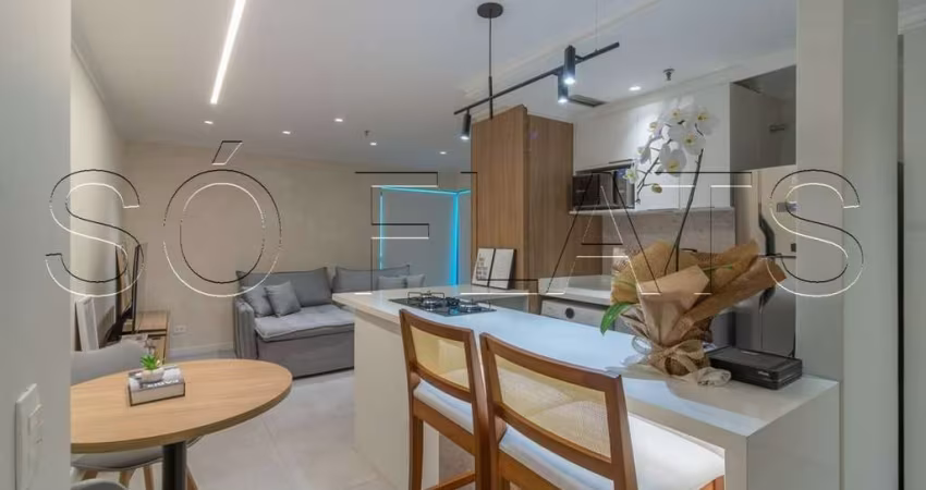 Flat no Modus Vivendi 45m², 1 dorm e 1 vaga de garagem nos Jardins disponível venda