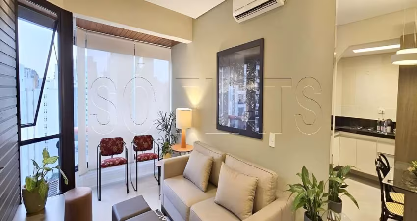 Flat Saint Denis disponível para venda com 48m², 01 dorm e 01 vaga de garagem