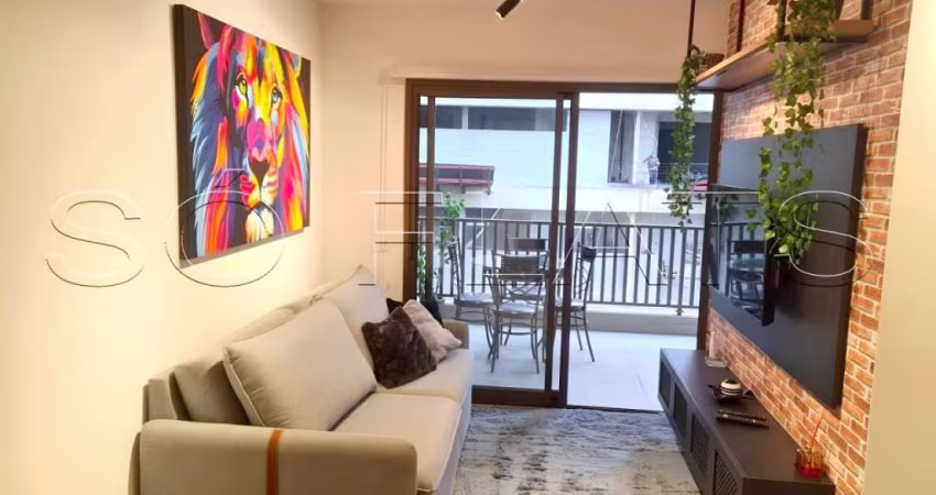 Apartamento disponível para locação na Vila Madalena contendo 69m², 2 dormitórios e 2 vagas.