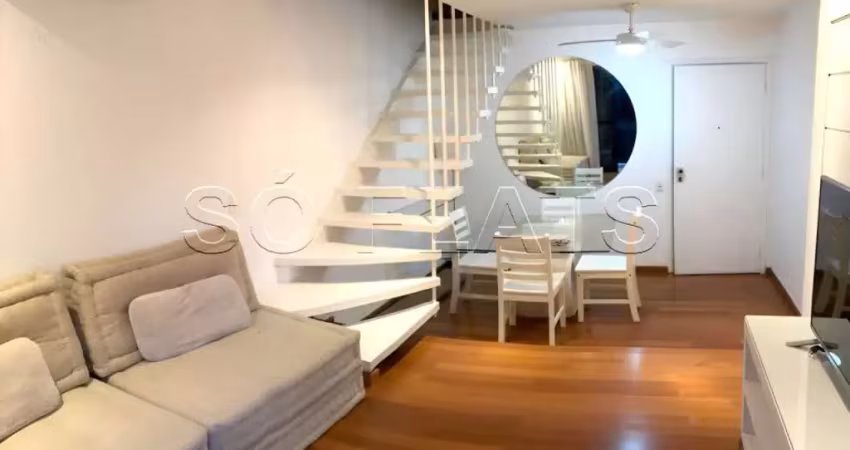 Duplex life itaim, apto com 72m², 01 dormitório e 01 vaga disponível para venda