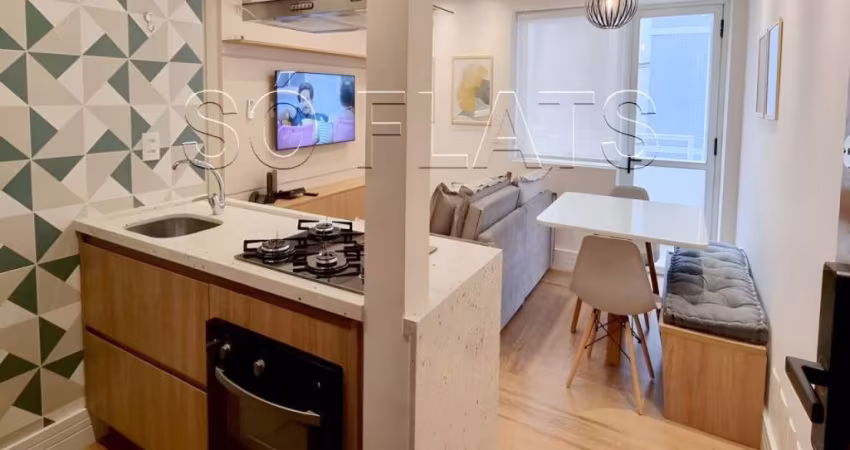 Flat Crillon, disponível para venda com 42m², 01 dorm e 01 vaga
