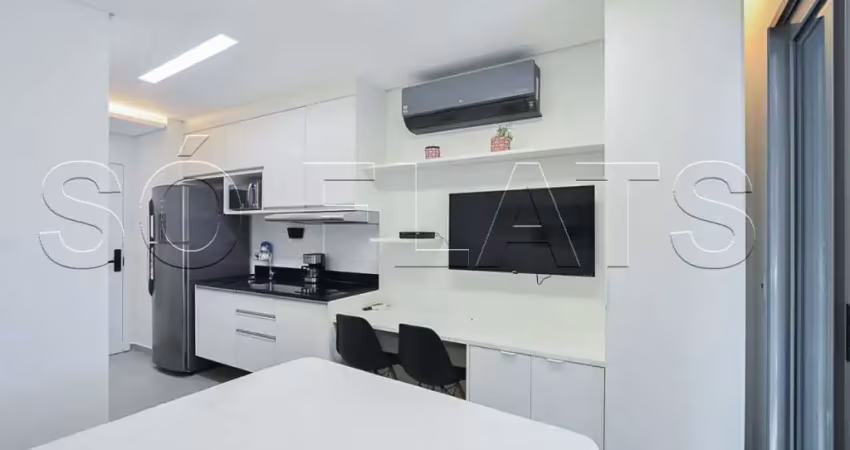 Residencial hub vila madalena, apto disponível para venda com 25m² e 01 dormitório