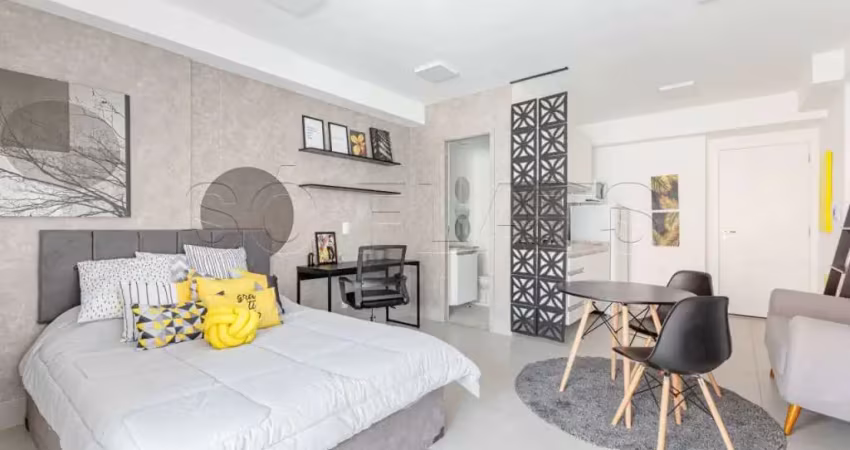 Residencial genuine higienópolis disponível para locação com 36m², 1 dormitório