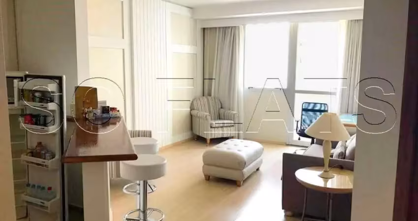 Flat sequoia disponível para venda com 56m², 1dormitório e 1 vaga de garagem