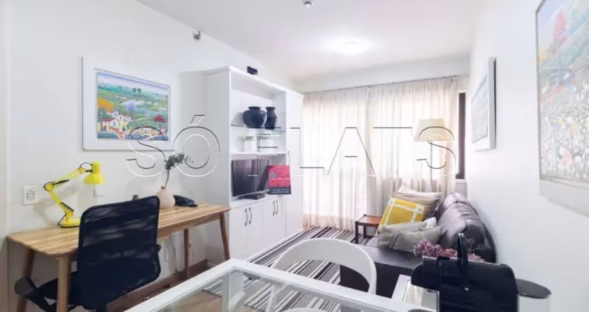 Flat moderno e lindo disponível para locação com fácil acesso a moema, vila olímpia e pinheiros