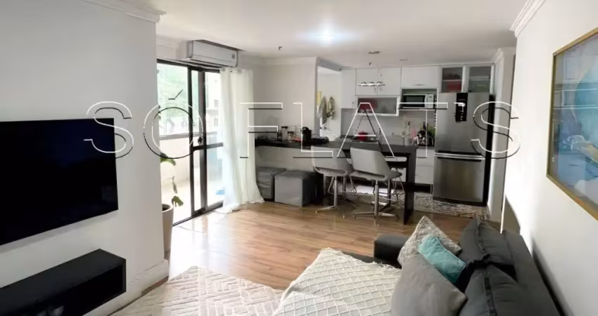 Flat quality alvorada disponível para venda com 52m², 01 dorm e 01 vaga