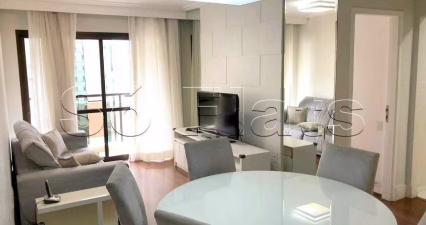 Flat no Jardins 03 dormitórios  95m² totalmente mobiliado.