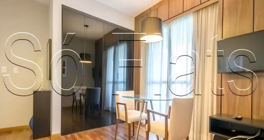 Apto no Gran Estanconfor Veranda Berrini disponível locação com 1 dormitório e 1 vaga de garagem.
