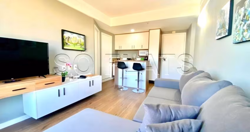 Flat Mondial Office &amp; Residence Flat disponível para venda com 33m², 01 dorm e 01 vaga de garagem