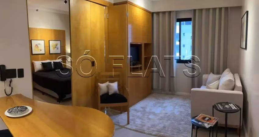 Apto no mercure sp privilege disponível para locação contendo 33m², 1 dormitório e 1 vaga.