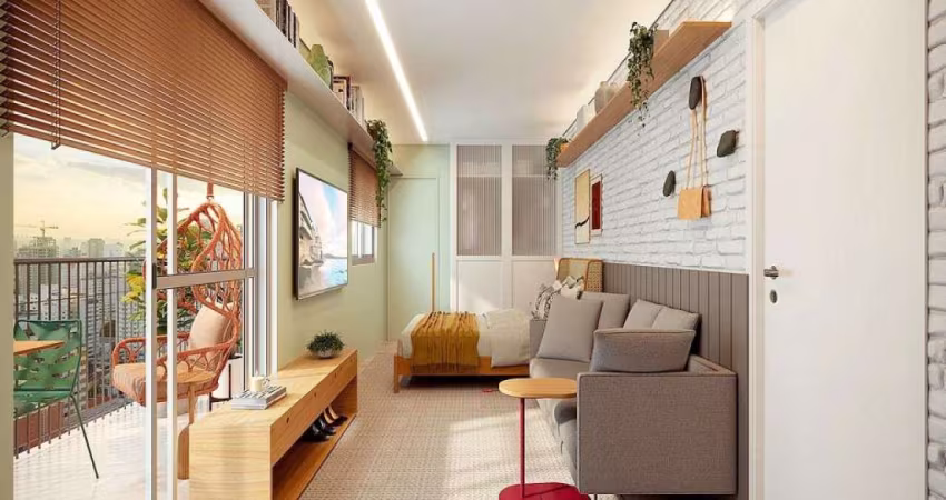 Studio Viva Benx Casa do Ator, Apto disponível com 25m² e 01 dormitório