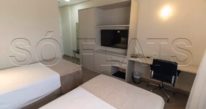 Flat disponivel para venda, transamerica nova paulista, com 1 dormitório e 1 vaga