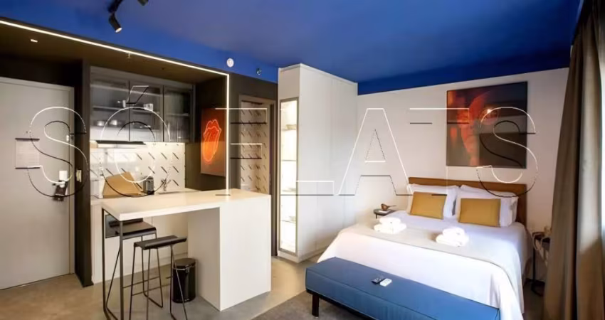 Flat Hilton SP Itaim disponível para venda com 28m², 01 dorm e 01 vaga de garagem