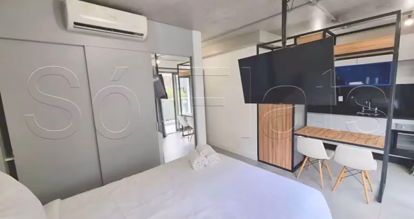 Lindo residencial diseno pinheiros disponível para locação com 32m², 1 dormitório e 1 vaga.