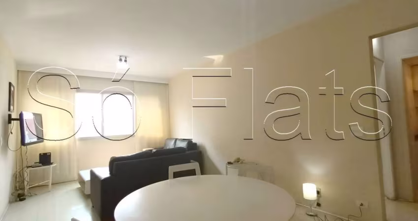 Apto no Eldorado I disponível para locação com 73m², 02 dormitório e 01 vaga de garagem.