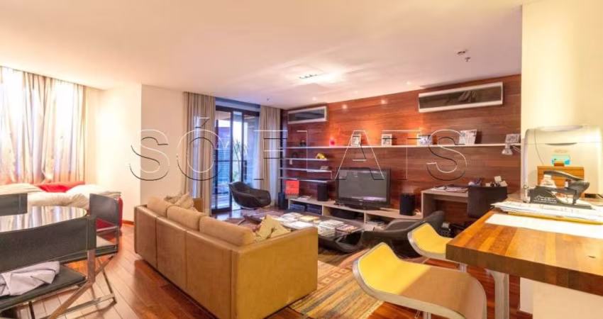 Flat no Staybridge de alto padrão no Itaim Bibi próximo ao Parque do Ibirapuera disponível locação.