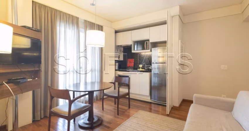 Flat Estanconfor Villa Olímpia disponível para venda com 42m², 01 dormitório e 01 vaga de garagem