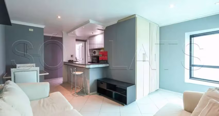 Apartamento totalmente mobiliado nos jardins, venha conferir!!!