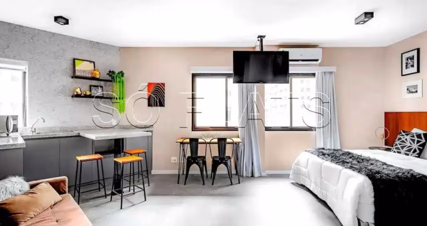Flat Hampton Park disponível para venda com 29m², 01 dorm e 01 vaga de garagem