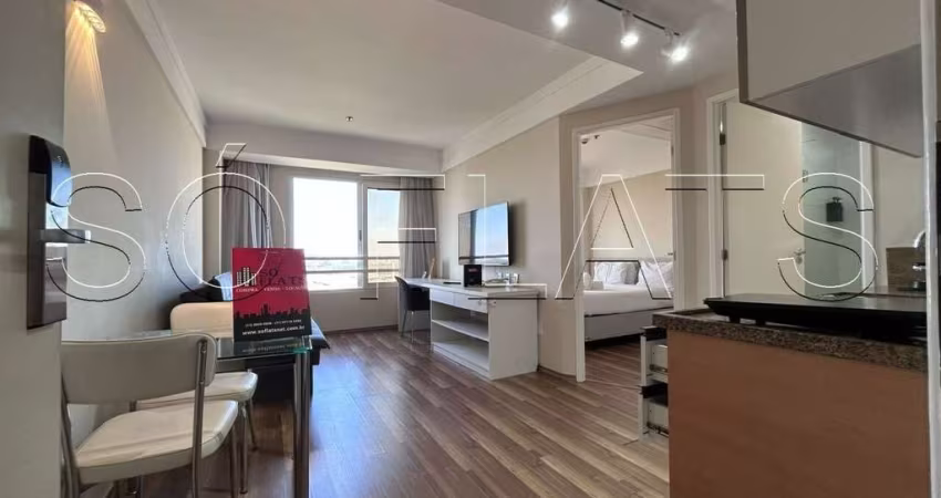 Apto disponível para locação próximo da Rodoviária Presidente Dutra contendo 32m², 1 dorm e 1 vaga.