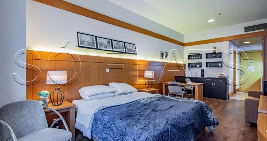 Flat Wyndham Nortel disponível para venda com 35m², 01 dorm e 01 vaga de garagem