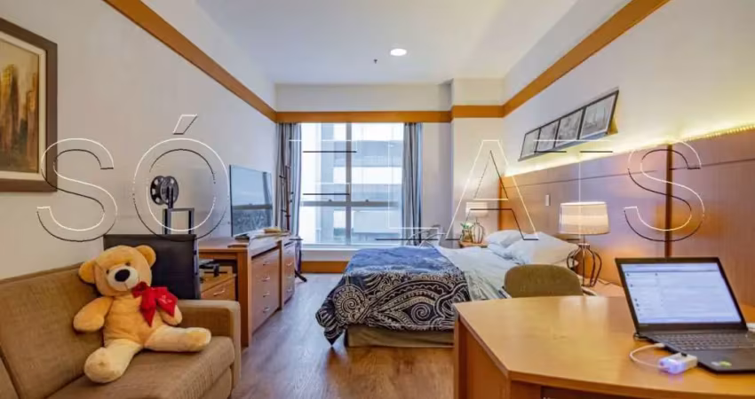 Flat Wyndham Nortel disponível para venda com 35m², 01 dorm e 01 vaga de garagem