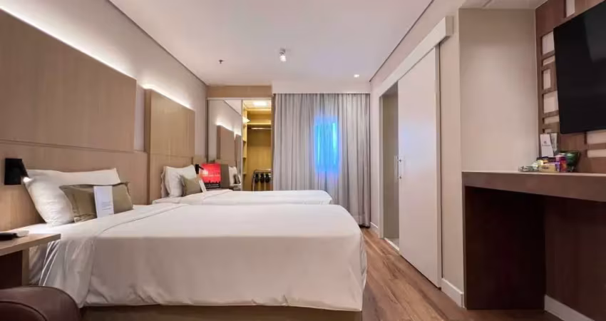 Flat nações unidas, disponível para venda com 27m² e 01 vaga de garagem