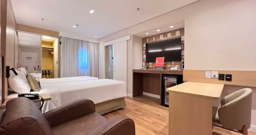 Flat nações unidas, disponível para venda com 27m² e 01 vaga de garagem