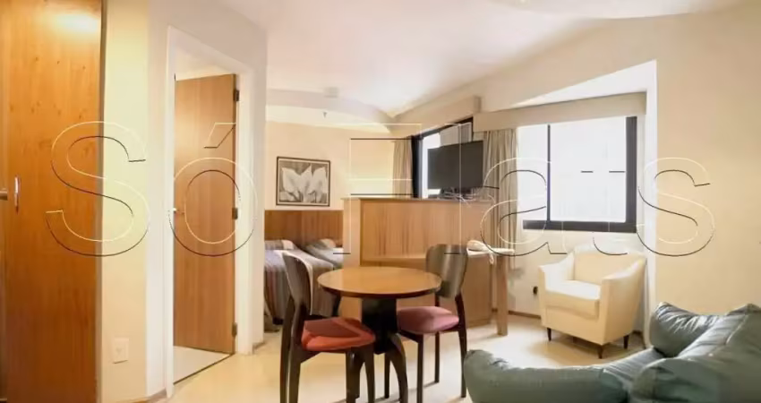 Flat Riverside disponível para venda com 30m², 01 dorm e sem vaga de garagem