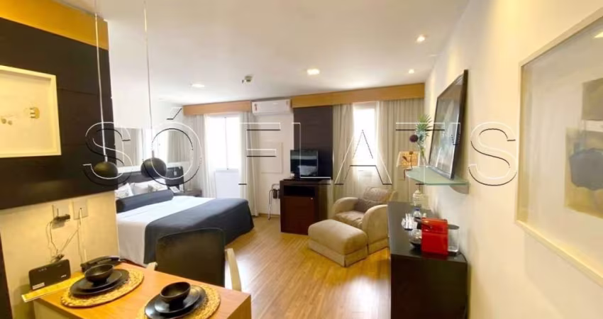 Flat Mercure Vila Olímpia disponível para venda com 25m², 01 dorm e 01 vaga de garagem