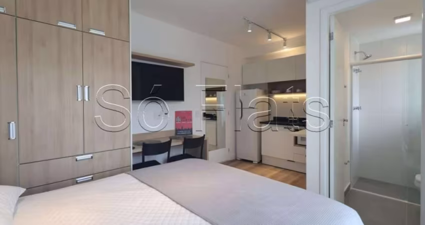 Studio estilo Studio disponível para locação no bairro da Vila Madalena ele contém 24m² e 1 dorm.