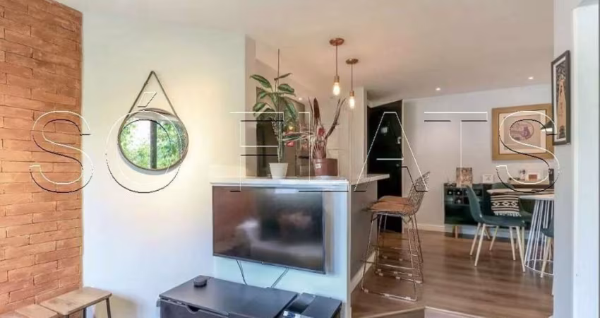 Flat Park Plaza Brooklin, disponível para venda com 49m², 01 dorm e 01 vaga de garagem