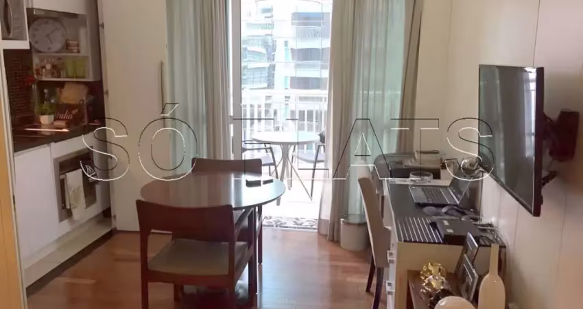 Flat estanconfor villa olímpia disponível para venda com 42m², 01 dormitório e 01 vaga de garagem