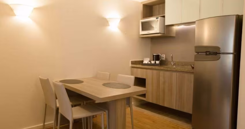Flat StayBridge 1 dormitório e 1 vaga de garagem disponível locação no Itaim Bibi