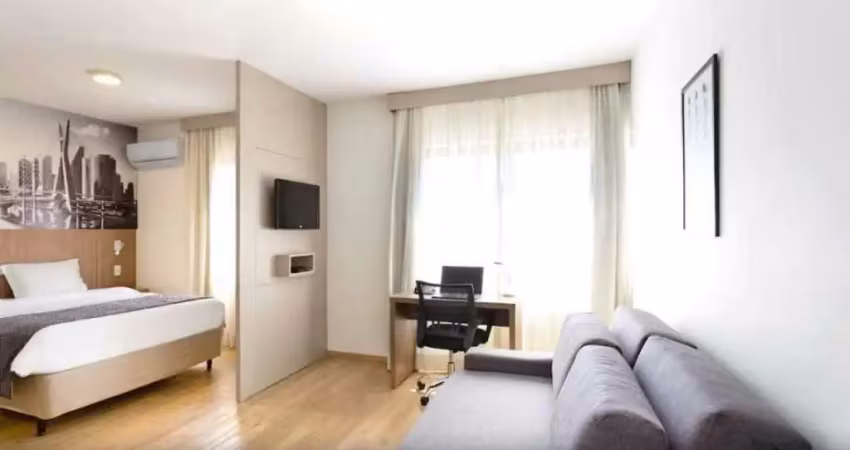 Flat new citi com 1 dorm disponível para locação mobiliado próximo a av 9 de julho