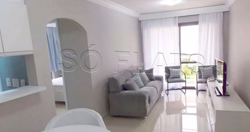 Flat Park Avenue disponível para compra com 45m², 01 dorm e 01 vaga
