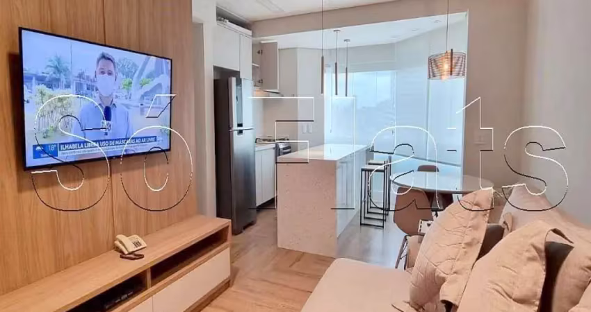 Flat Ritz disponível para venda com 55m², 01 dorm e 01 vaga