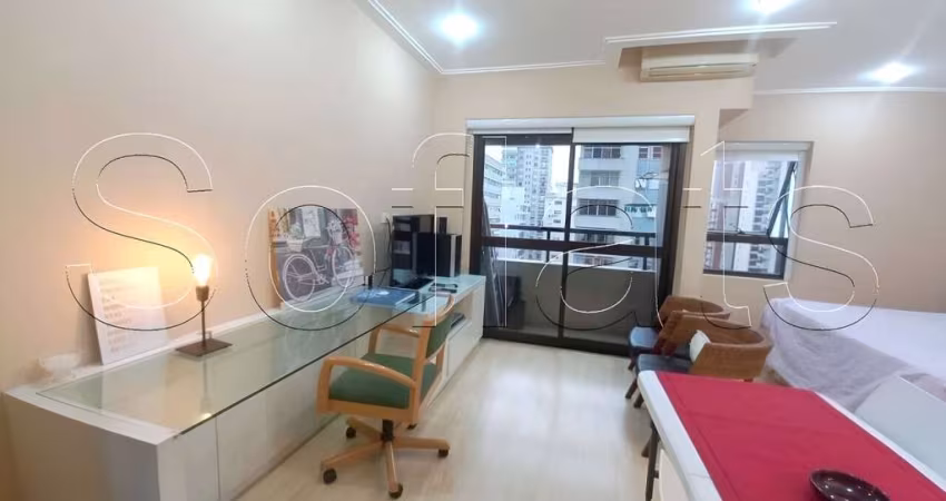 Flat Quality Paulista disponível para venda com 29m², 01 dorm e 01 vaga