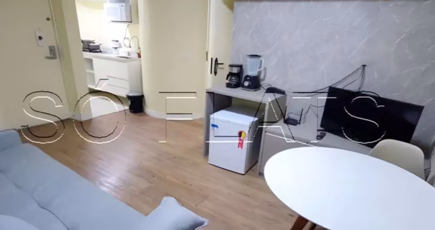 Flat Ginza Plaza disponível para venda com 40m², 01 dorm e 01 vaga