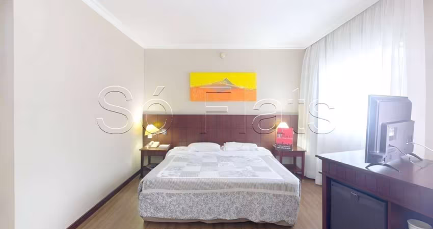 Flat Blue Tree Verbo Divino na Chácara Sto Antônio com 30m² e 1 dormitórioi disponível para locação.