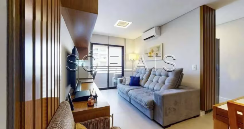 Flat mercure sp berrini, disponível para venda com 57m², 02 dormitórios e 02 vagas de garagem