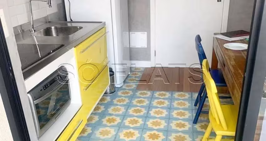Residencial living desig vila madalena, apto disponível para venda com 35m², 01 dorm e 01 vaga