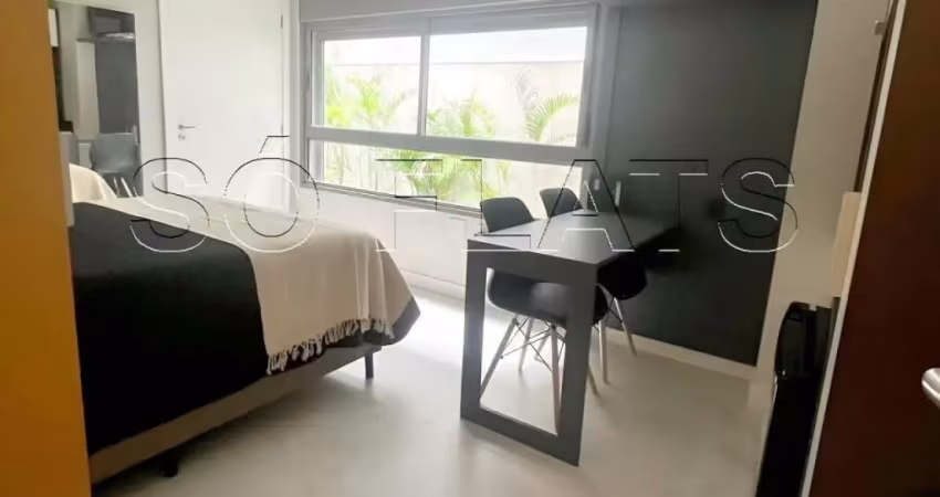 Residencial athos studios, flat disponível para locação com 22m² e 01 dormitório.
