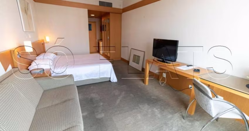 Flat Wyndham Nortel disponível para venda com 34m², 01 dorm e 01 vaga de garagem