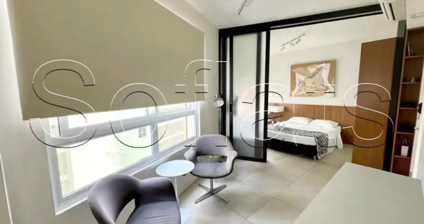Studio avanhandava, disponível para venda com 29m² e 01 dormitório