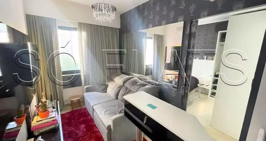 Flat slaviero moema disponível para venda com 26m² e 01 vaga de garagem